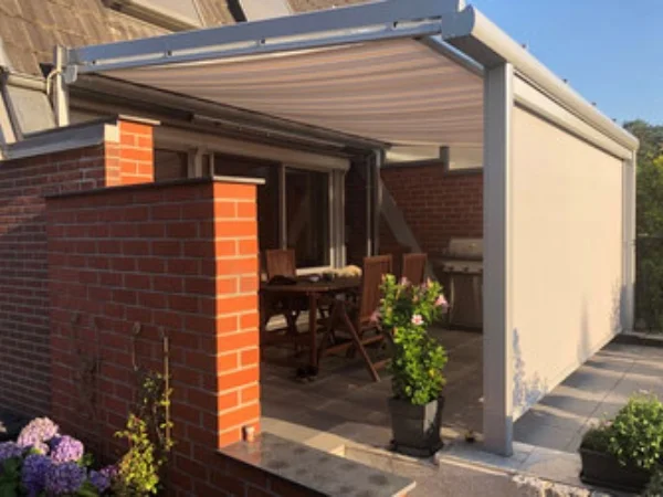 Terrassendachbeschattung mit System